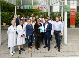 Foto Besuch Hr. Holetschek an der München Klinik am 30.08.2023, Bildnachweis „München Klinik“